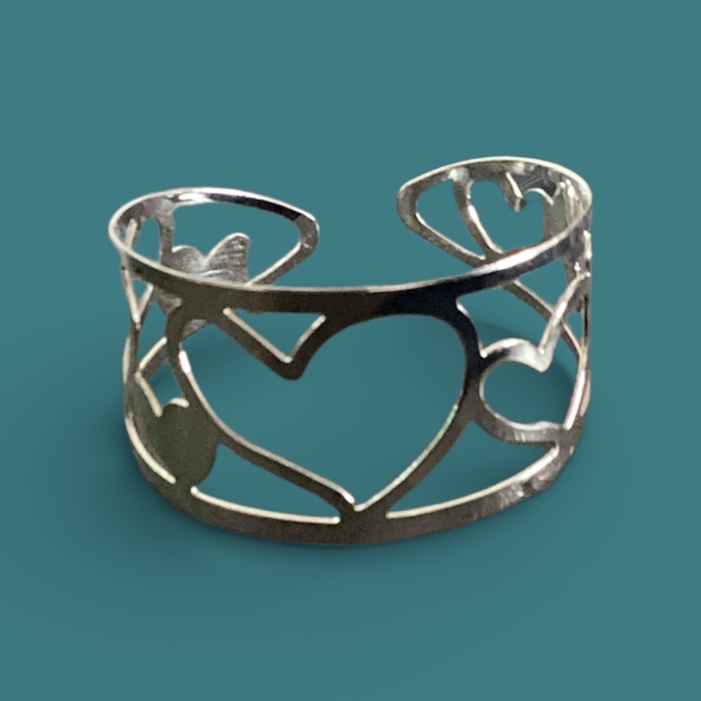 Silver-tone Cuff Bracelet